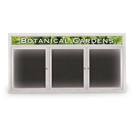 United Visual Products Open Faced Traditional Rounded Corkboard UV644ARC-WHITE-COBACC